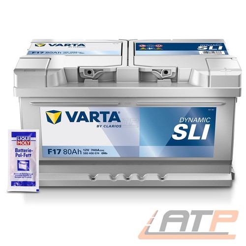 Varta autobatterie 12v 80ah - varta,