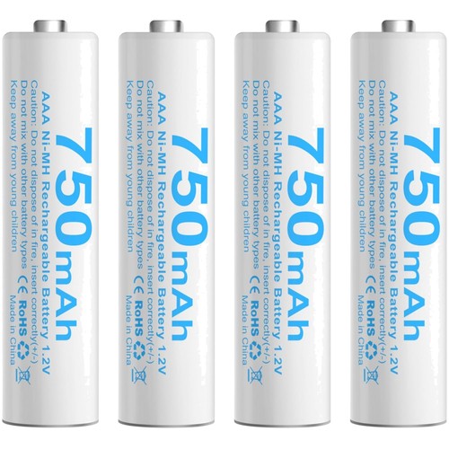 Aaa akku 750mah 4er pack - aaa, für
