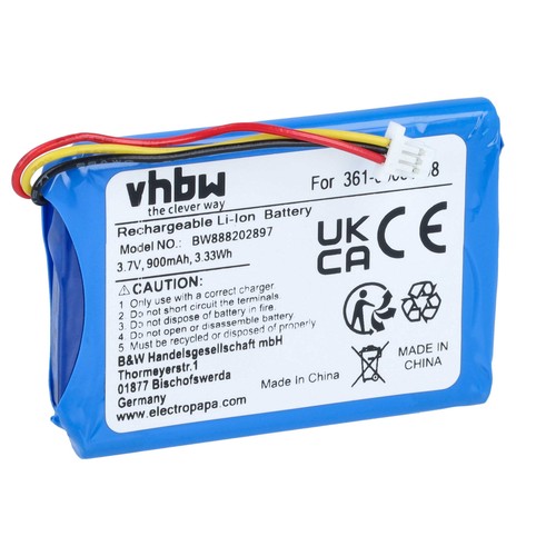 Akku für garmin 361 00056 - akku,