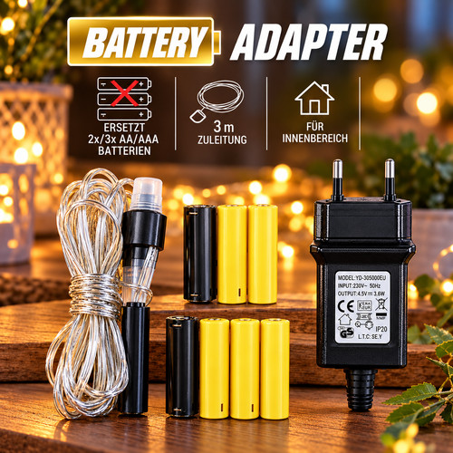 Batterie adapter aaa - aa,
