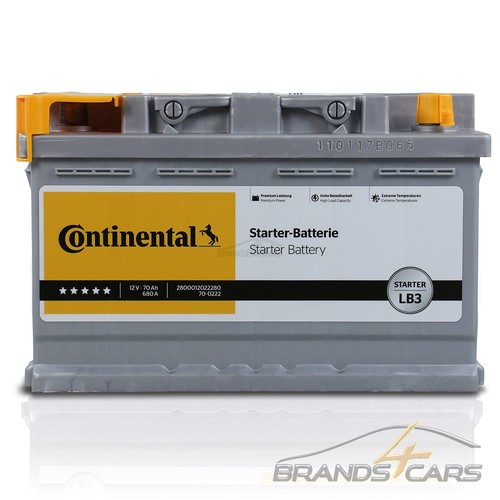 Continental autobatterie 12v - continental,
